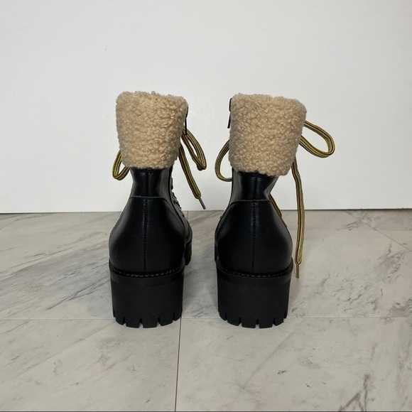 Steve Madden Lace Up Cuff Combat Boot 7.5M - Picture 3 of 12